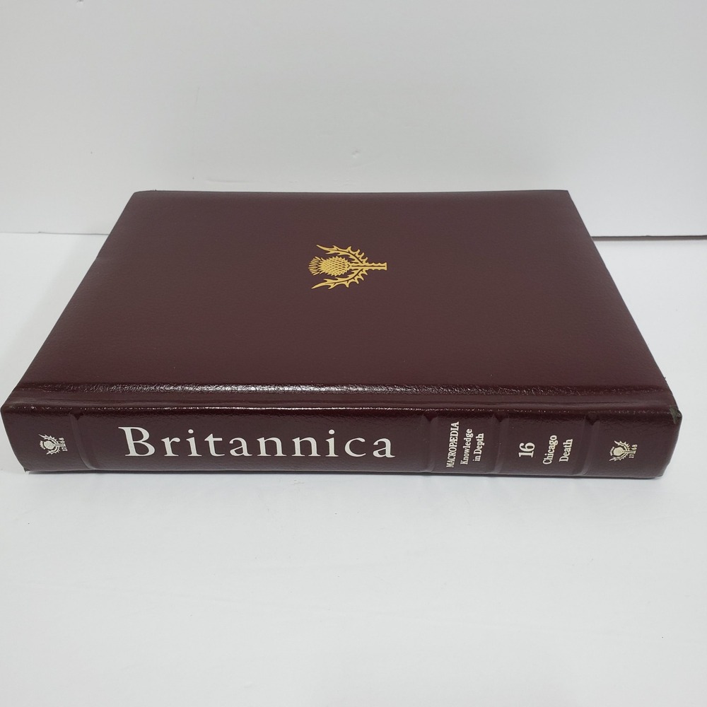 Britannica Encyclopedia Volume 16 Chicago‎ to Death Hardcover Book